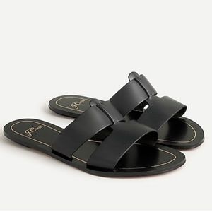J.Crew Cyprus Interlocking Leather Sandal